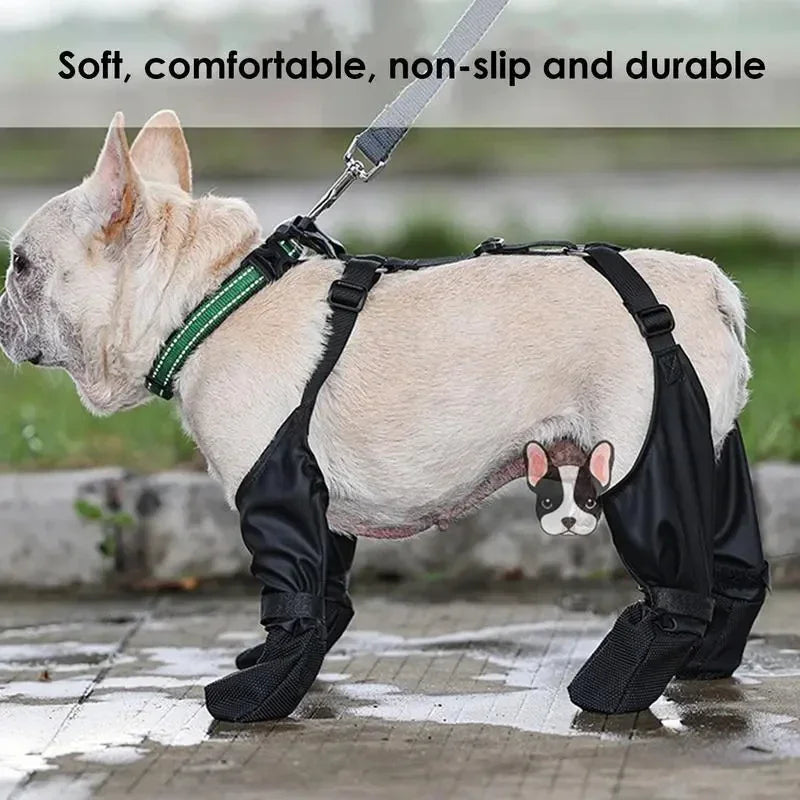 Bottes imperméables ajustables pour chiens