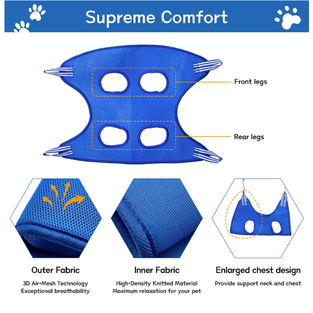 Sac de Toilettage pour Chat avec Hamac
