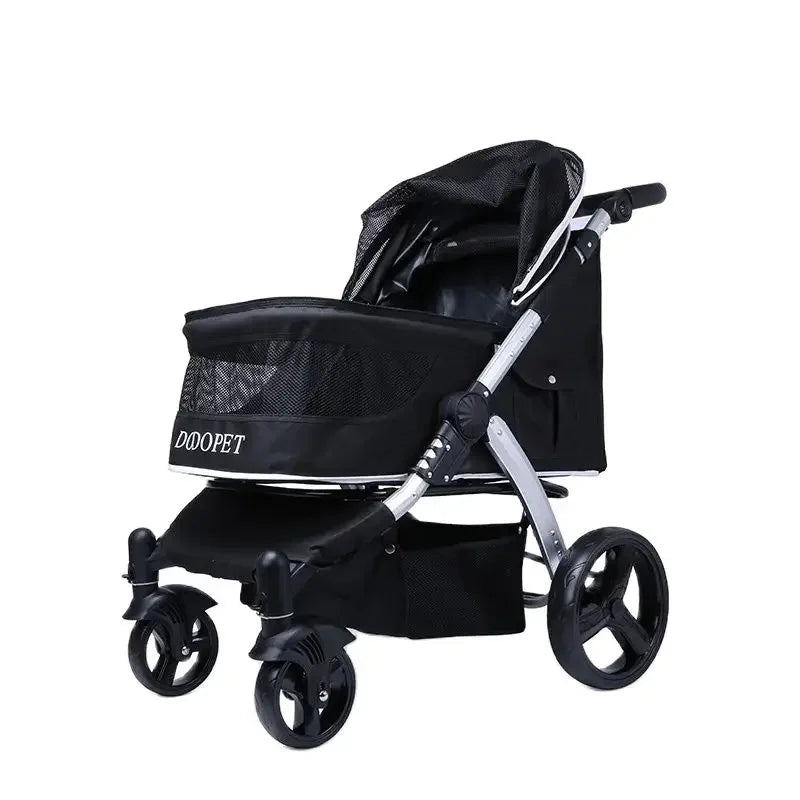 Chariot Pliable de Luxe : Confort et Praticité pour Vos Animaux
