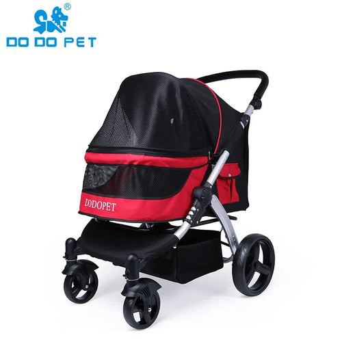 Chariot Pliable de Luxe : Confort et Praticité pour Vos Animaux