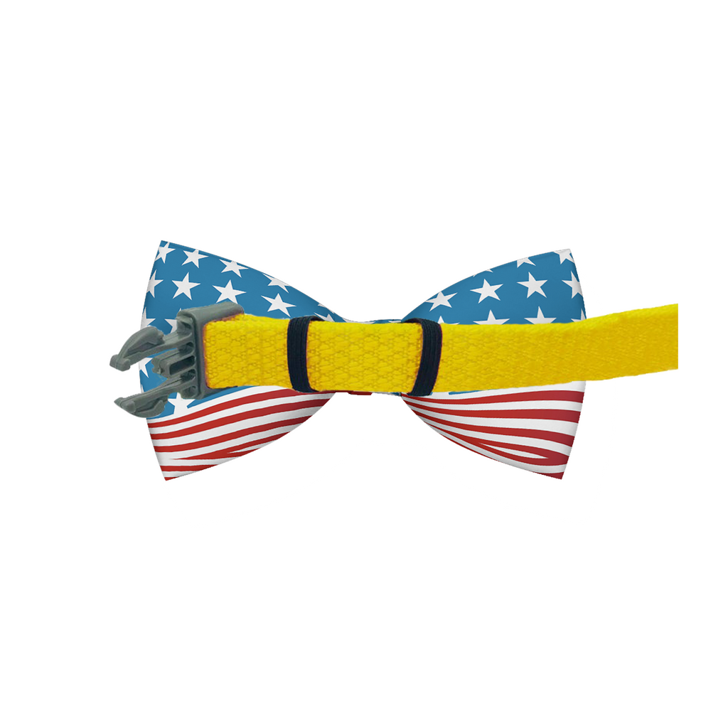 Nœud papillon pour chien Drapeau USA