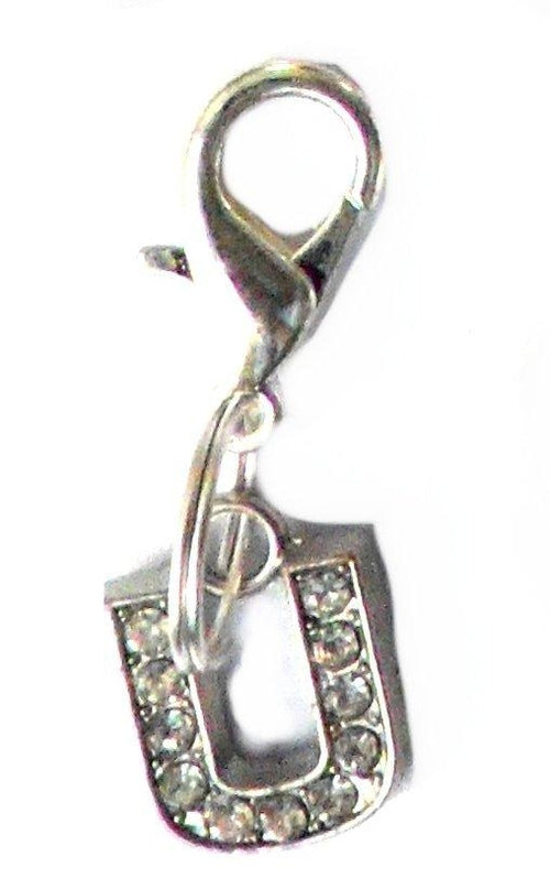 A-Z Crystal Letter Animal Charms