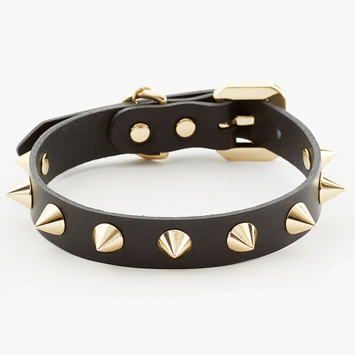 Collier Golden Spike Black