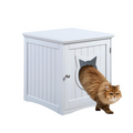 Table de Nuit pour Chat avec Enclosure