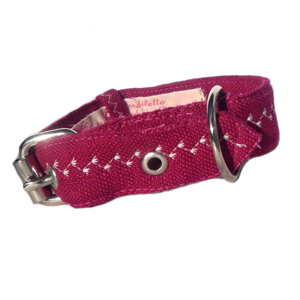 Collier pour chien en forme de cœur fait main