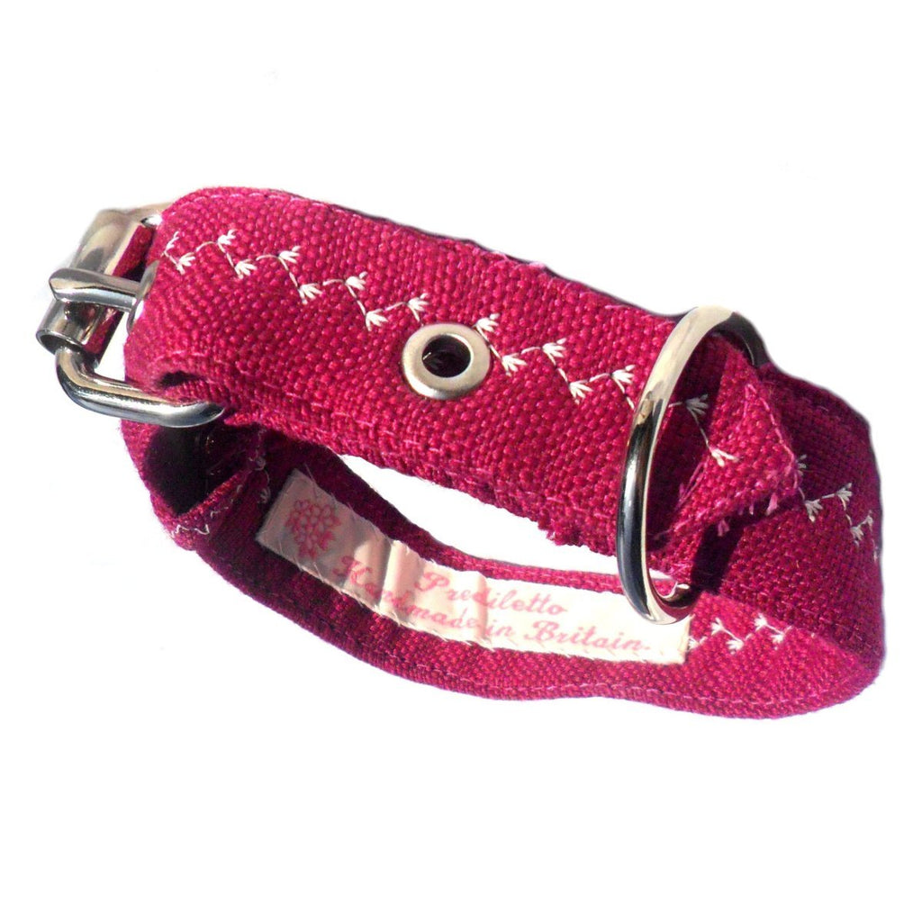 Collier pour chien en forme de cœur fait main