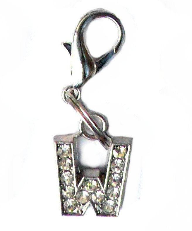 A-Z Crystal Letter Animal Charms