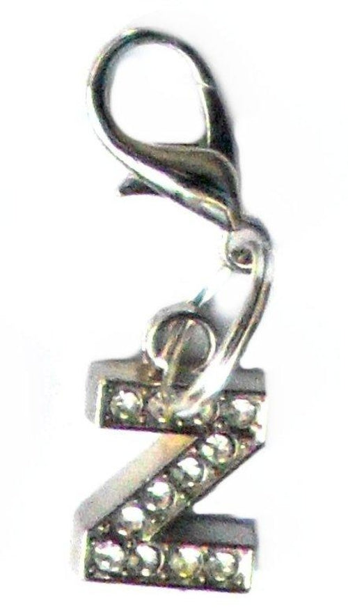 A-Z Crystal Letter Animal Charms