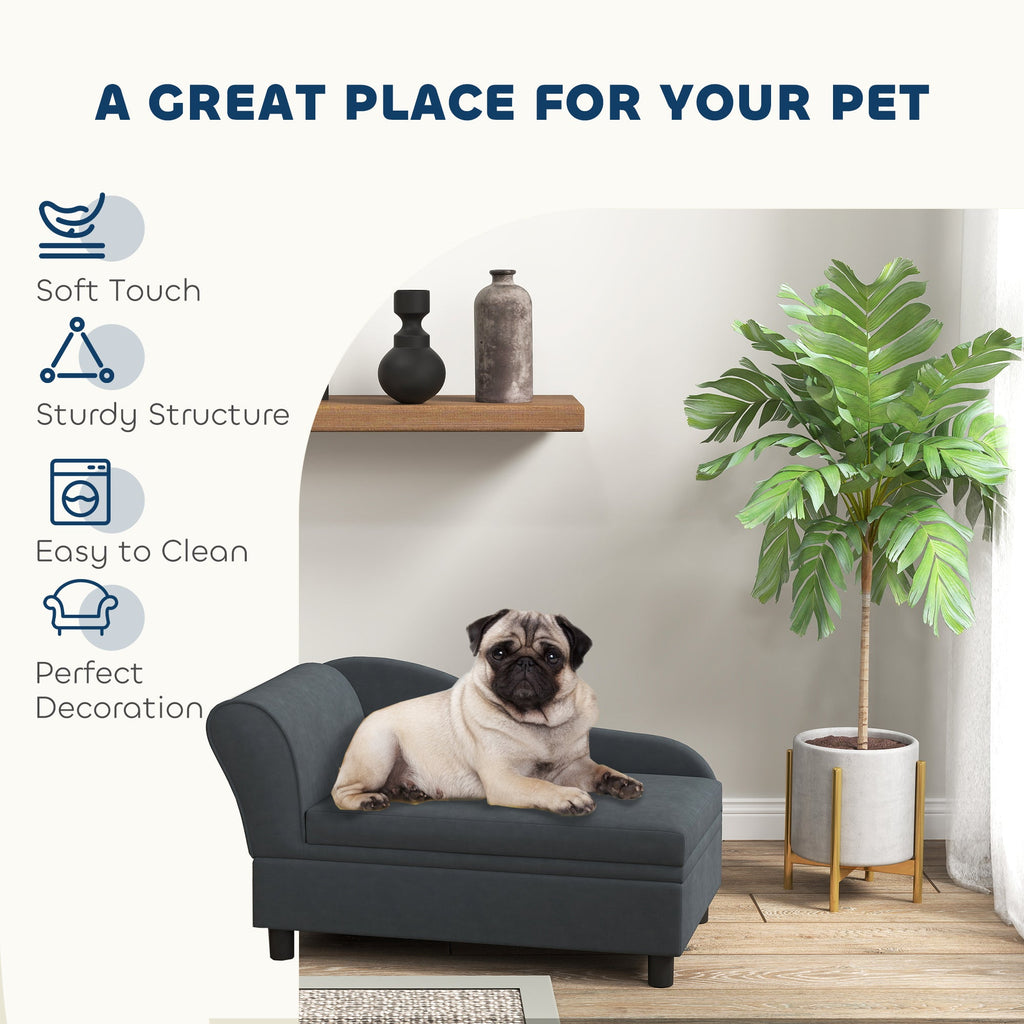 Canapé confort avec rangement pour chats et petits chiens