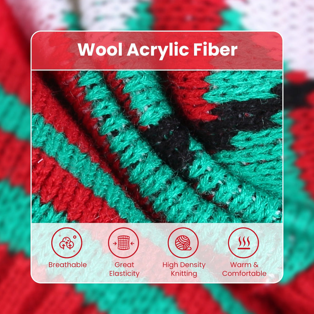 Pull Chien à Col Roulé de Noël - 1 Pièce - 2 Motifs - 4 Tailles Disponibles