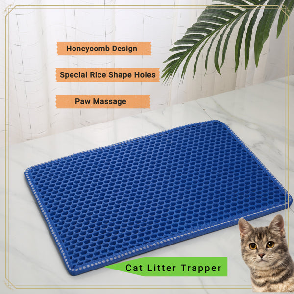 Double-layer Rice Chat Litière Tapis