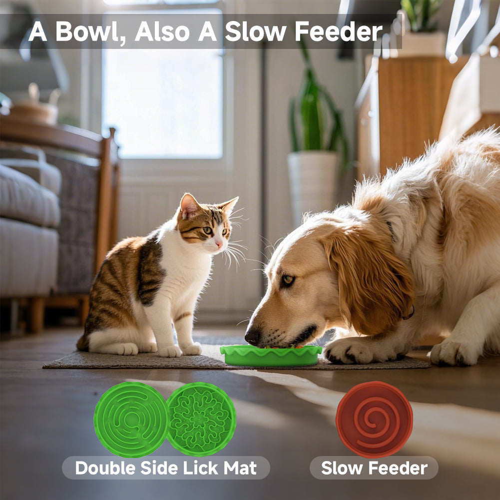 Gamelle Multi-couches Apparence Hamburger pour Chats et Chiens