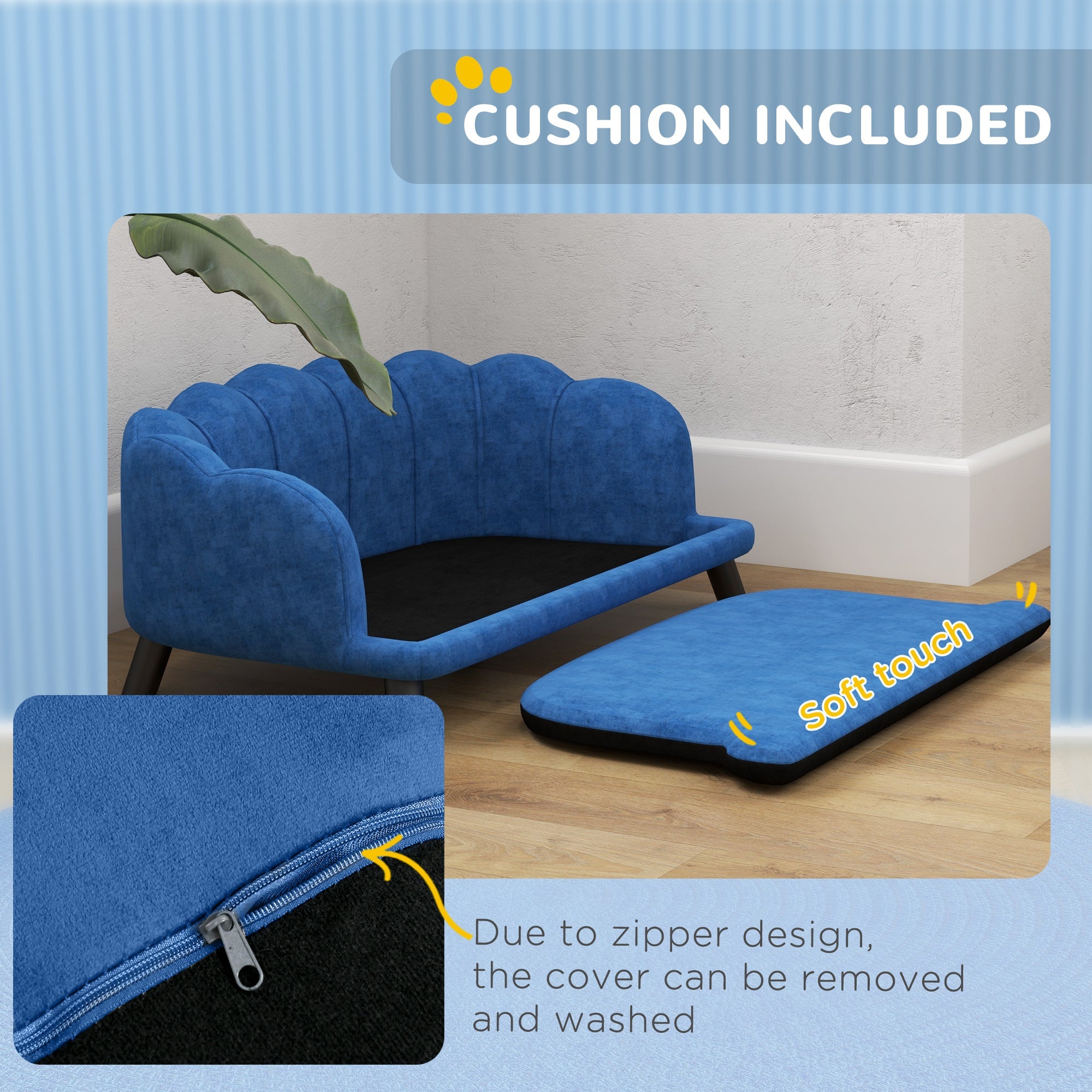Canapé design pour chiens : confort et élégance réunis