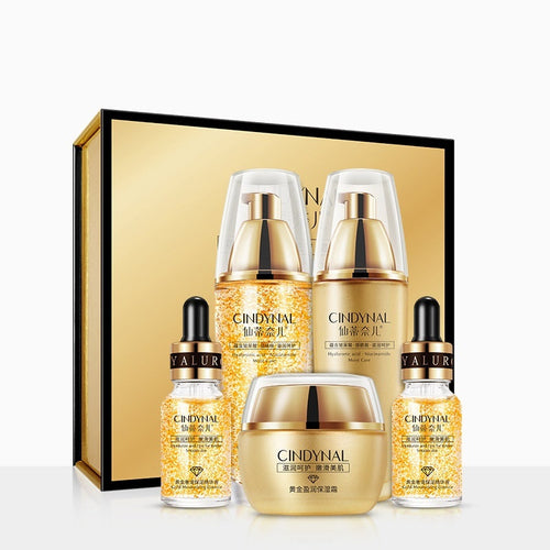 Kit de Soins de Luxe pour Peau Animale en Or 24K