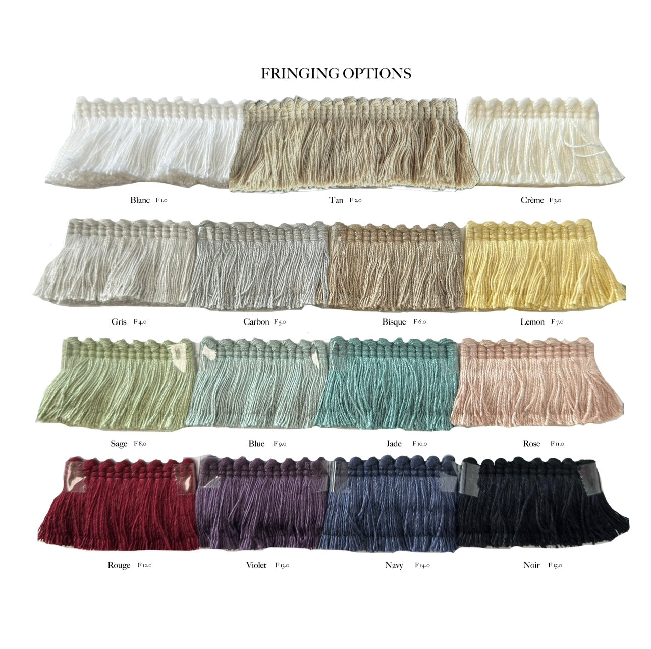 Le Fringé Argenté Anderson - Style N° 175