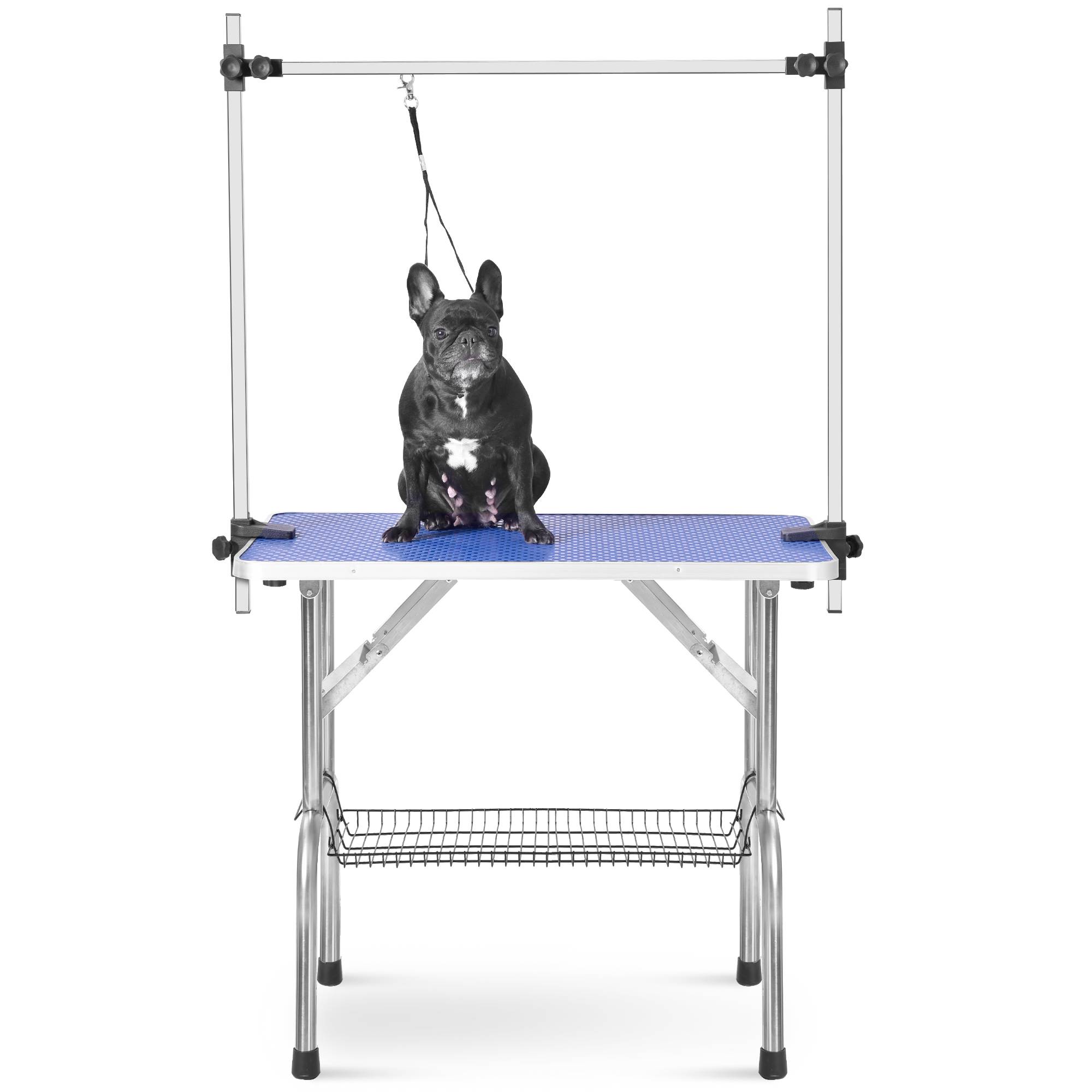 Table de toilettage pliable en acier inoxydable pour un toilettage pro