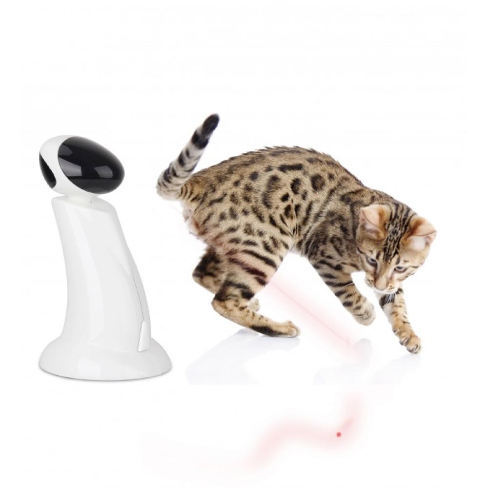 Laser Beam Chat Jouet - Interactif Automatique Robot Pointer Animal Kitty