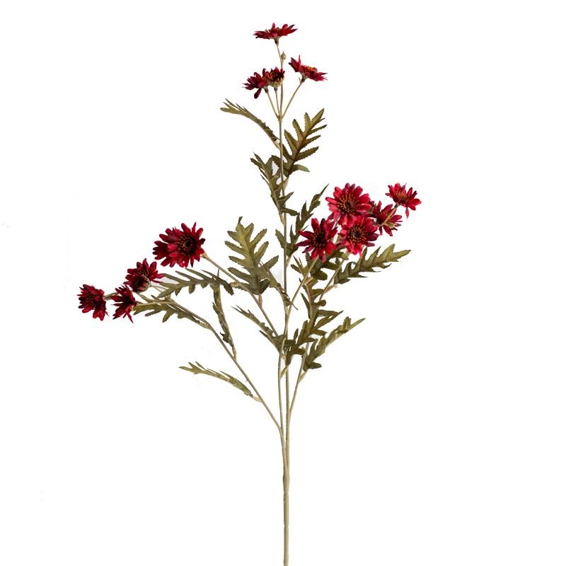 Tige de Chrysanthème en Soie Synthétique Colorée