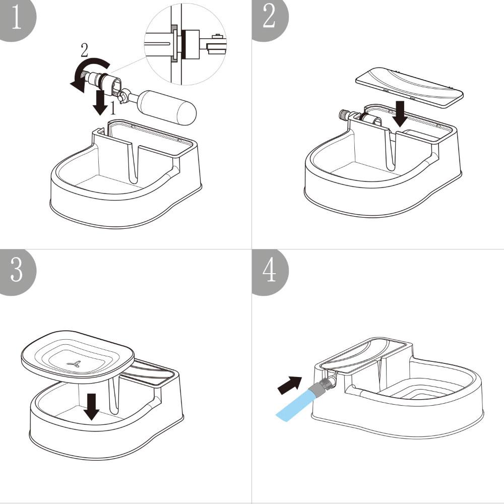 Fontaine à Eau Automatique pour Chien - Extérieur