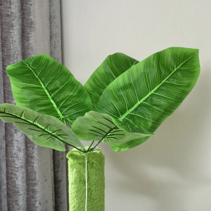 Arbre à chat PawHut pour chats d'intérieur avec hamac, tour à chat, vert