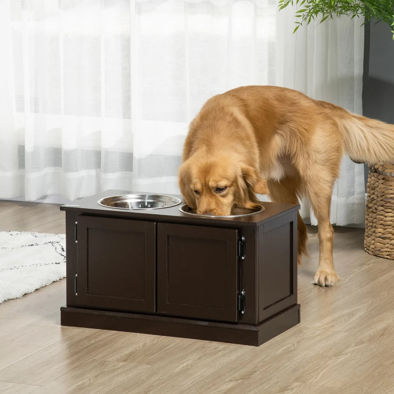 Gamelles surélevées pour chien : confort et rangement intégrés