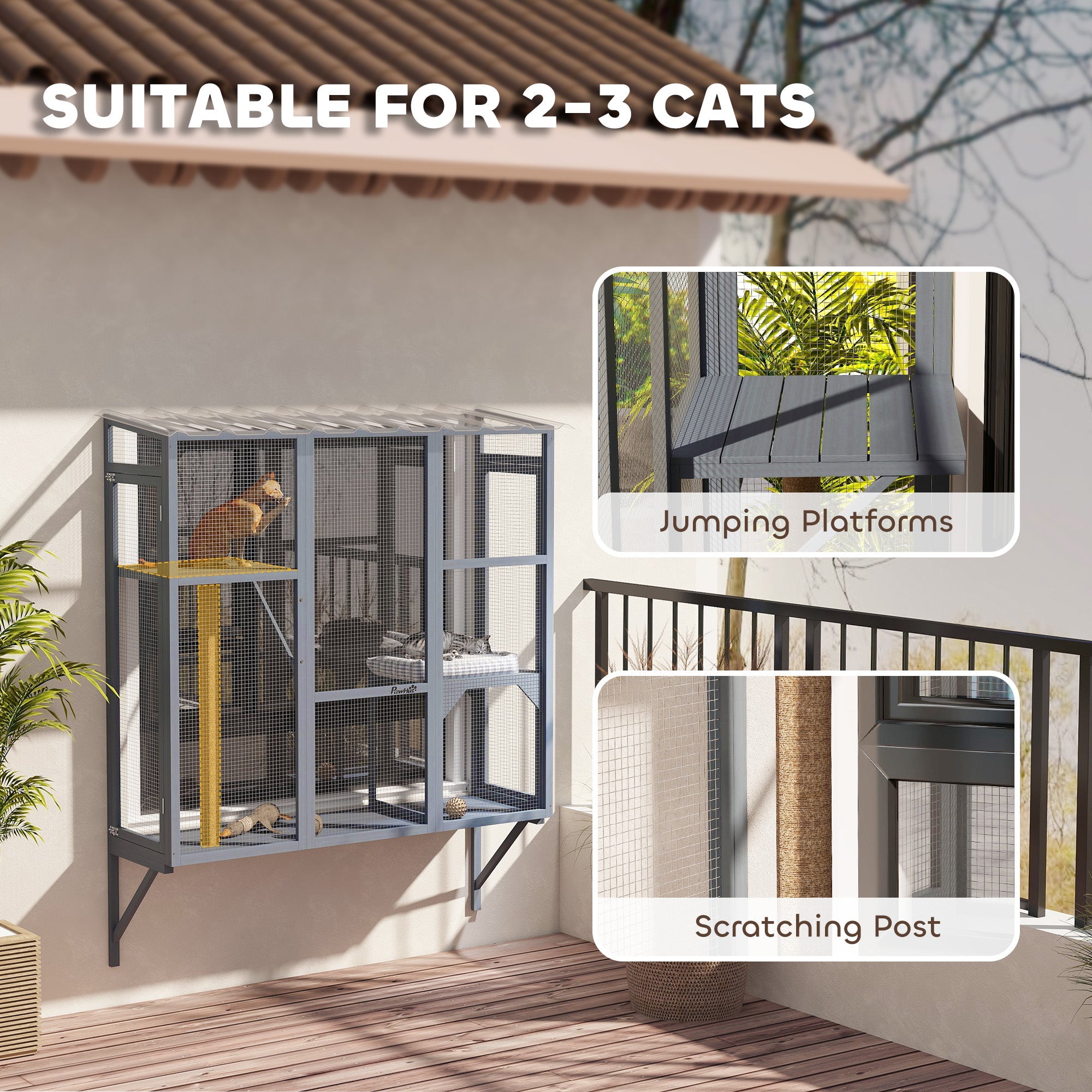 Catio Extérieur Sécurisé pour Chats : Liberté et Protection