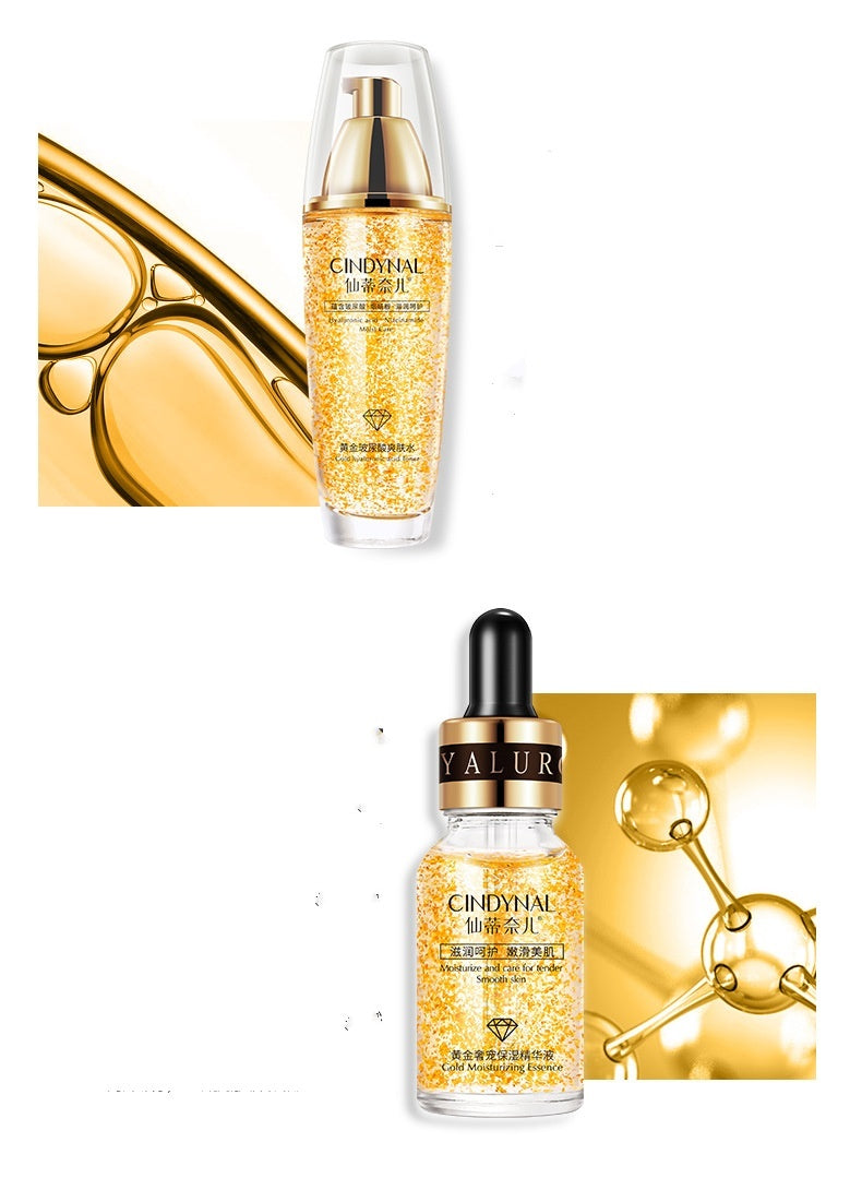 Kit de Soins de Luxe pour Peau Animale en Or 24K