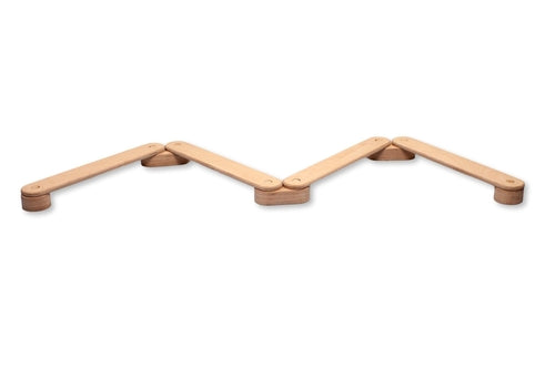 Ensemble de poutre d'équilibre Montessori et pierres de passage