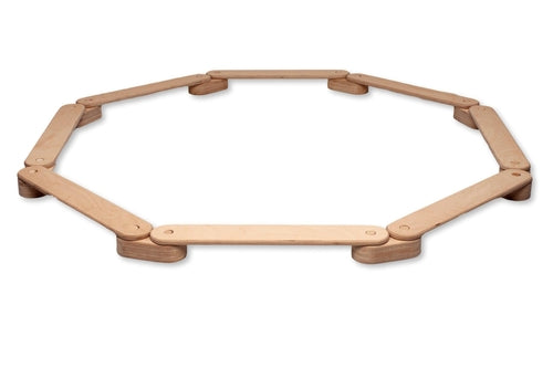 Ensemble de poutre d'équilibre Montessori et pierres de passage