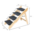 Escaliers pliables en bois : accès facile pour vos animaux