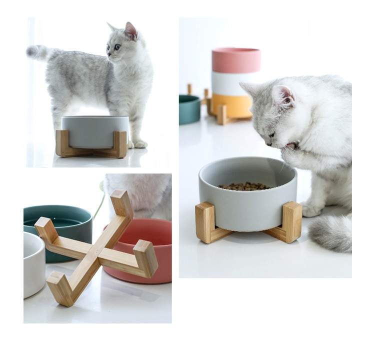 Gamelle céramique avec support bambou