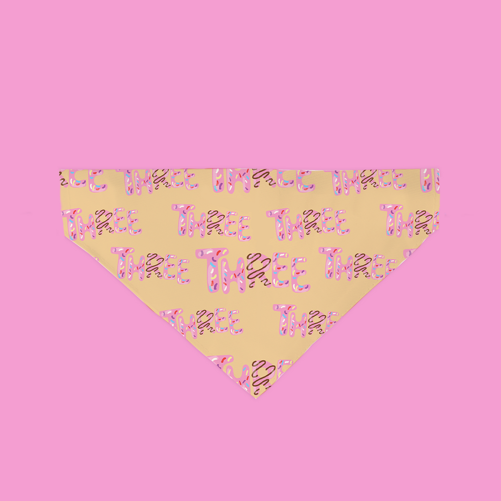 Bandana pour le 3ème anniversaire