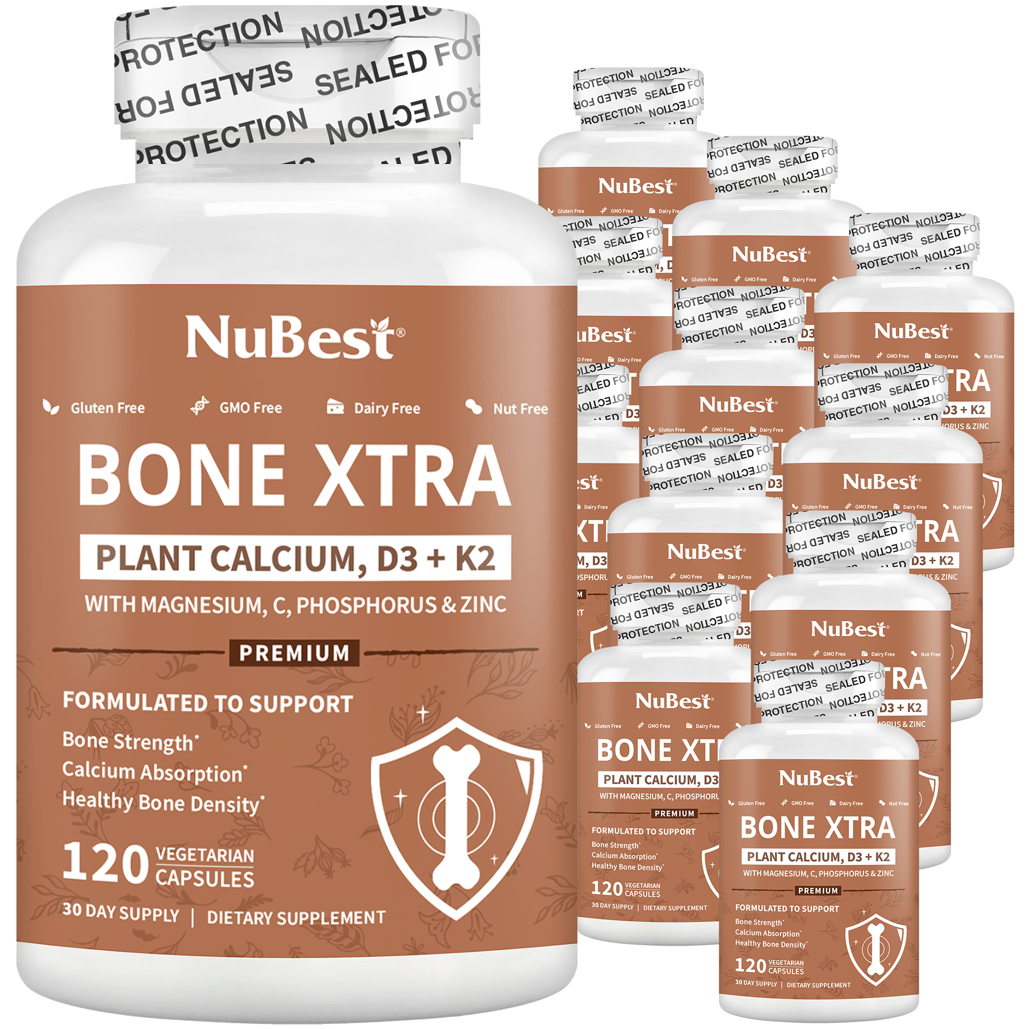 Bone Xtra - Formule à base de plantes pour soutenir des os en bonne santé pour les adultes,