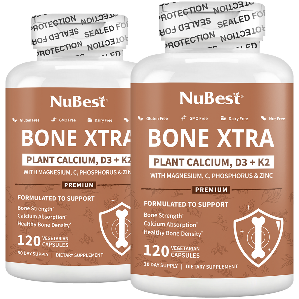 Bone Xtra - Formule à base de plantes pour soutenir des os en bonne santé pour les adultes,