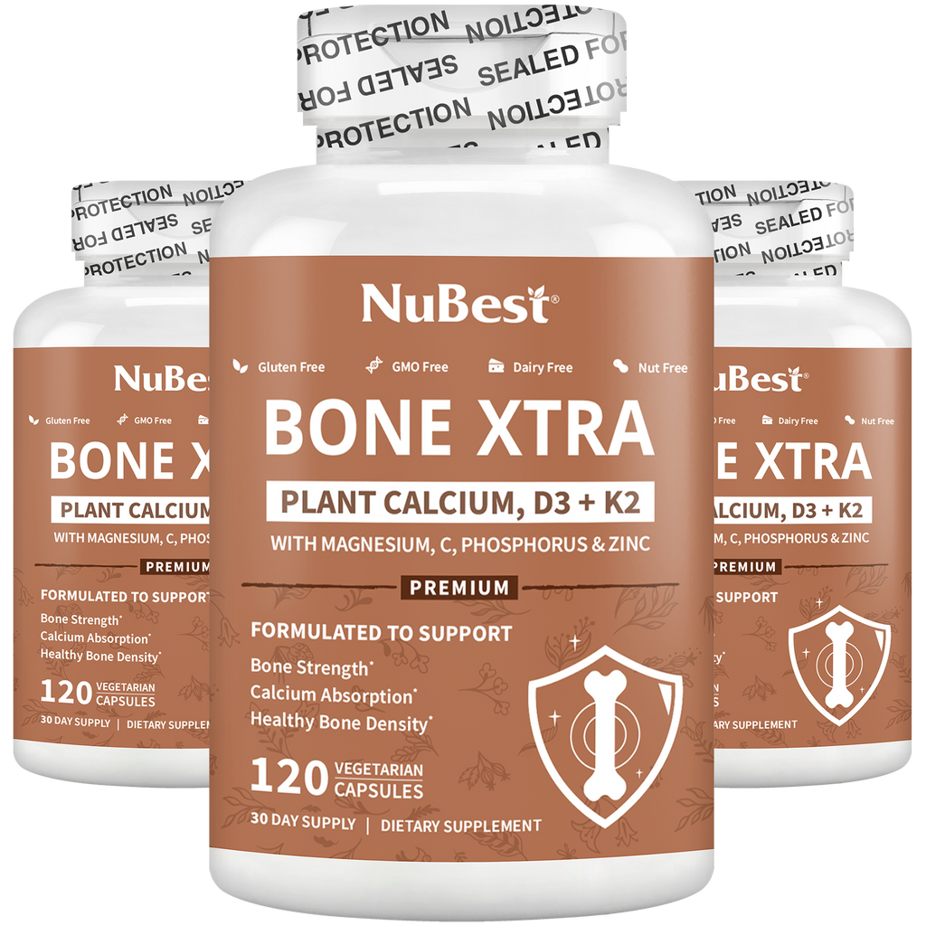 Bone Xtra - Formule à base de plantes pour soutenir des os en bonne santé pour les adultes,