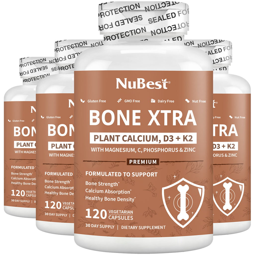 Bone Xtra - Formule à base de plantes pour soutenir des os en bonne santé pour les adultes,