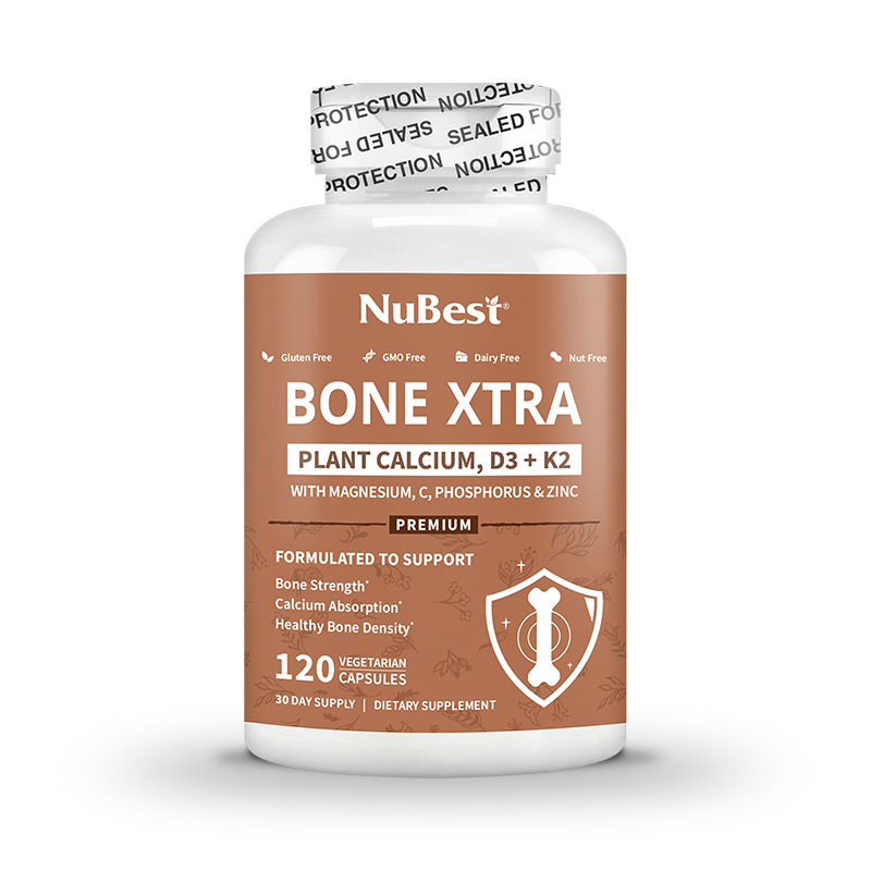 Bone Xtra - Formule à base de plantes pour soutenir des os en bonne santé pour les adultes,