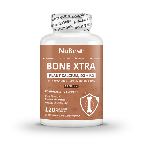 Bone Xtra - Formule à base de plantes pour soutenir des os en bonne santé pour les adultes,