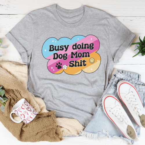 T-shirt Chien Maman