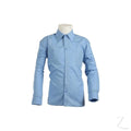 Longsleeve Raised Collier Shirt - Blue