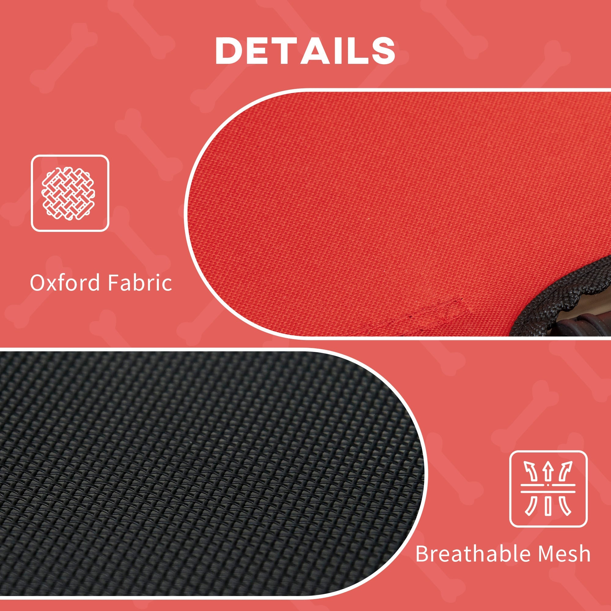 Lit surélevé portable pour chien avec protection UV et effet rafraîchissant