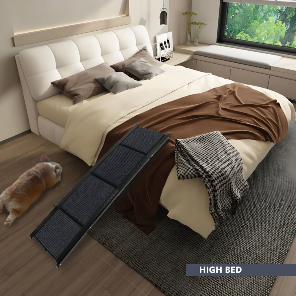 Rampe pour Chien de Voiture 65x17 Grande Rampe Pliable pour Animaux pour Camion, SUV