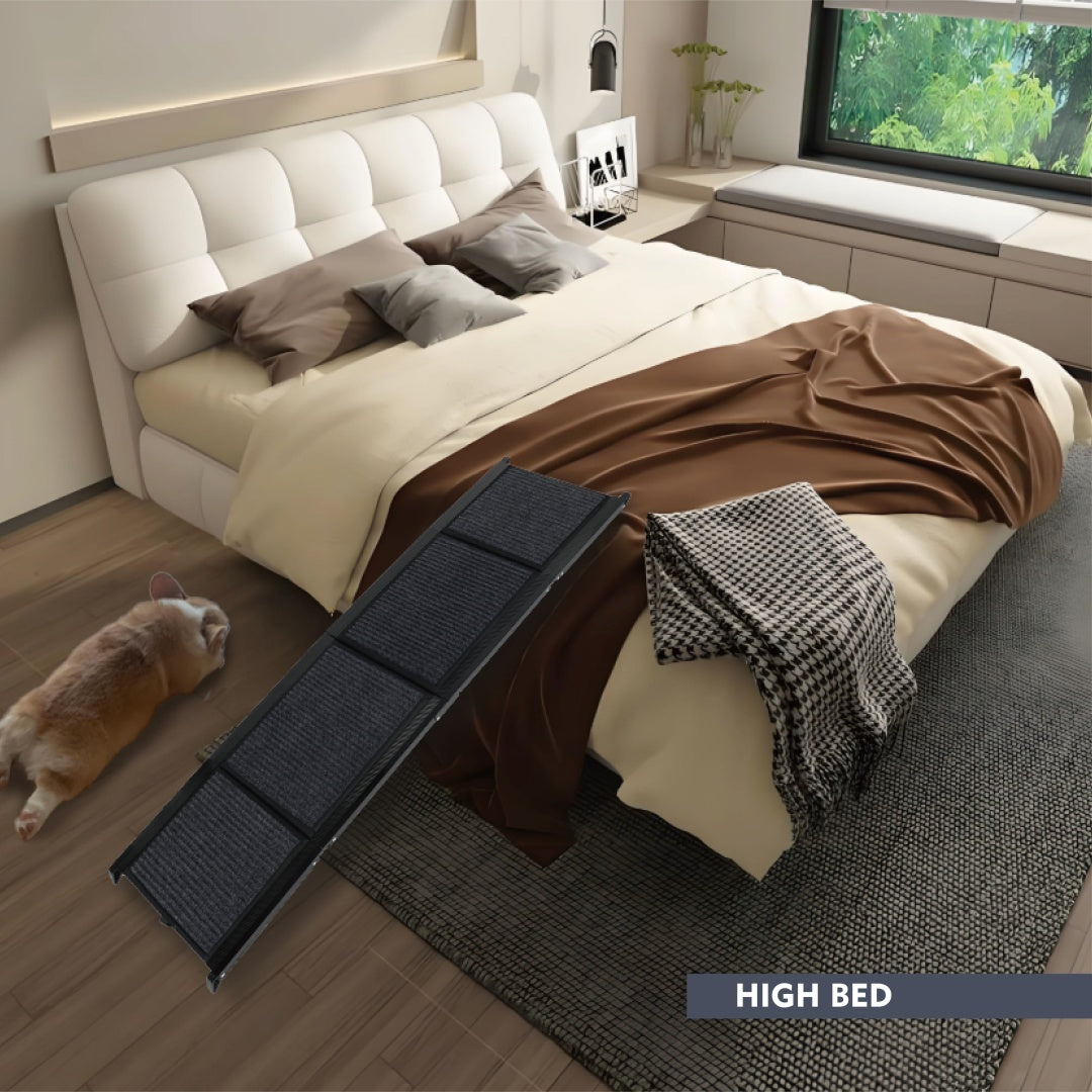 Rampe pour Chien de Voiture 65x17 Grande Rampe Pliable pour Animaux pour Camion, SUV