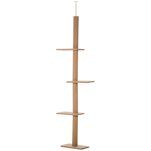 Floor-to-Ceiling Chat Arbre Chat Climbing Tower avec Sisal-Covered