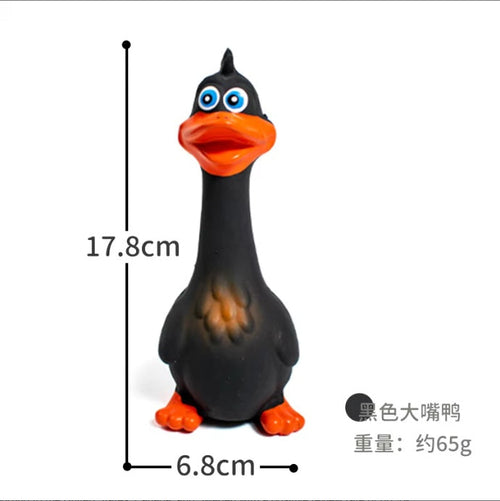 Jouet à mâcher interactif en latex - Canard mignon
