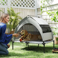 Lit surélevé pour chien : confort et protection au soleil