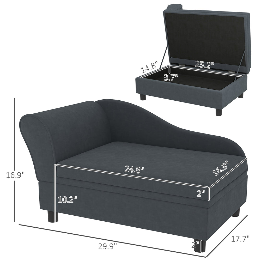 Canapé confort avec rangement pour chats et petits chiens
