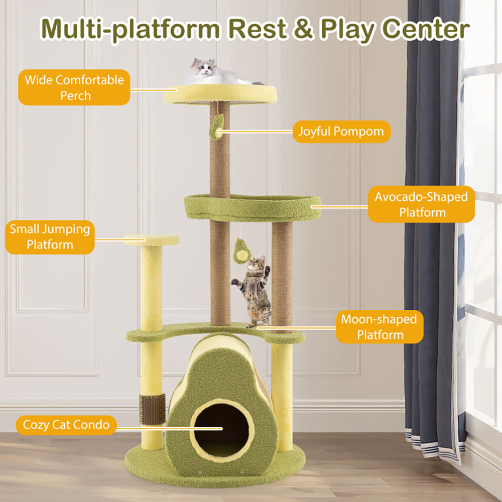 Arbre à chat avocat : espace de jeu et repos sécurisé