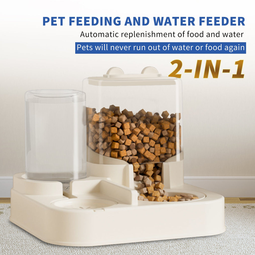 Distributeur transparent pour l'alimentation et l'hydratation des animaux
