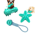 Pack de 3 jouets à mâcher et balle en corde pour chien